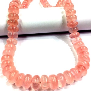 Large Puffy Natural Pink Rose Quartz 20mm Beads Gemstone Heart Veritic –  Intrinsic Trading