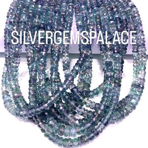 AAAA++Extremely Rare~Alexandrite Faceted Rondelle Beads 4.MM Alexandrite Gemstone Beads Sparkle Beads Wholesale Beads Jewelry Making Beads.