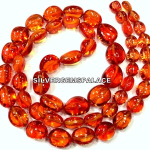 Extremely Rare~AAAA+ Padparadscha Sapphire Smooth Nuggets Beads Orange Sapphire Nuggets Gemstone Beads Sparkling Beads Jewelry Making Beads.
