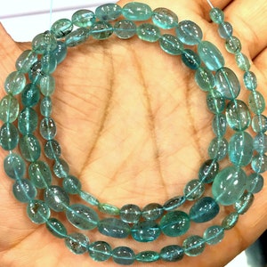 Extremely Beautiful~Natural Paraiba Tourmaline Smooth Nuggets Beads Rare Blue Tourmaline Gemstone Beads Tourmaline Nuggets Stone Beads.