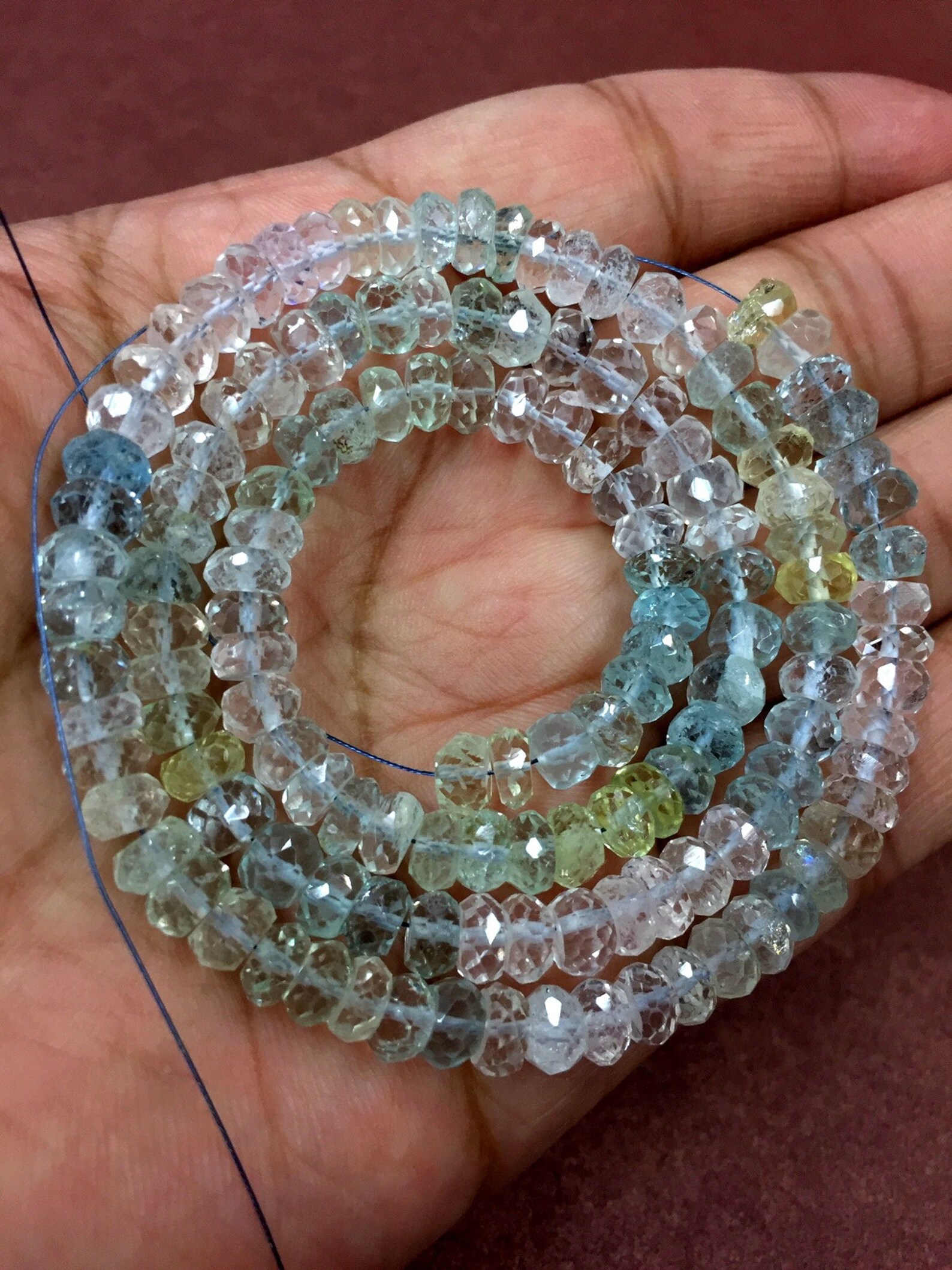 aquamarine beads