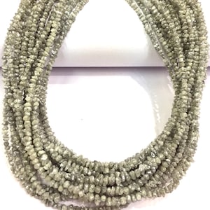 AAA QUALITY~~Natural White Diamond Uncut Beads Genuine Diamond Chips Beads Diamond Nuggets Beads Great Shinning Beads Real Diamond Beads.