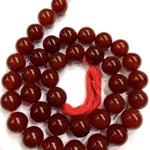 AAA QUALITY~~Natural Carnelian Smooth Round Beads 10.MM Carnelian Round Ball Beads Carnelian Gemstone Beads 1mm Hole Beads Jewelry Making
