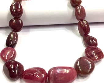 AAA+ QUALITY~~Natural Ruby Smooth Polished Nuggets Beads Bigger Size Nuggets Beads Truly Gorgeous Smooth Ruby Nuggets Gemstone Beads.