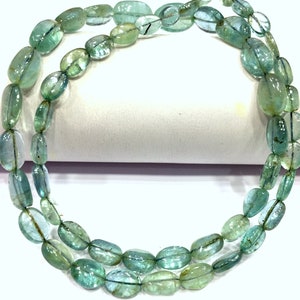 Extremely Rare~Natural Paraiba Blue Tourmaline Beads Blue Tourmaline Smooth Nuggets Beads Tourmaline Gemstone Beads Tourmaline Necklace.