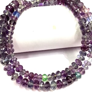Extremely Beautiful~~Great Sparkling~~Alexandrite Faceted Rondelle Beads Alexandrite Gemstone Beads Alexandrite Strand Alexandrite String.