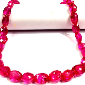 AAA++ QUALITY~~Extremely Beautiful~~Pink Spinel Faceted Nuggets Beads Checker Cutting Nuggets Beads Juicy Pink Color Spinel Gemstone Beads.