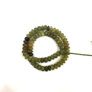 Natural Stone Grossular Garnet Pumpkin Shape Beads Carving Rondelle Beads 9mm Gemstone Beads 14&quot; Strand