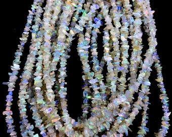 SUPER FIRE QUALITY-Natural Rare Ethiopian Opal Chips Beads Opal Nugget Shape Beads Opal Gemstone Opal Uncut Shape Jewelry Making Opal Beads