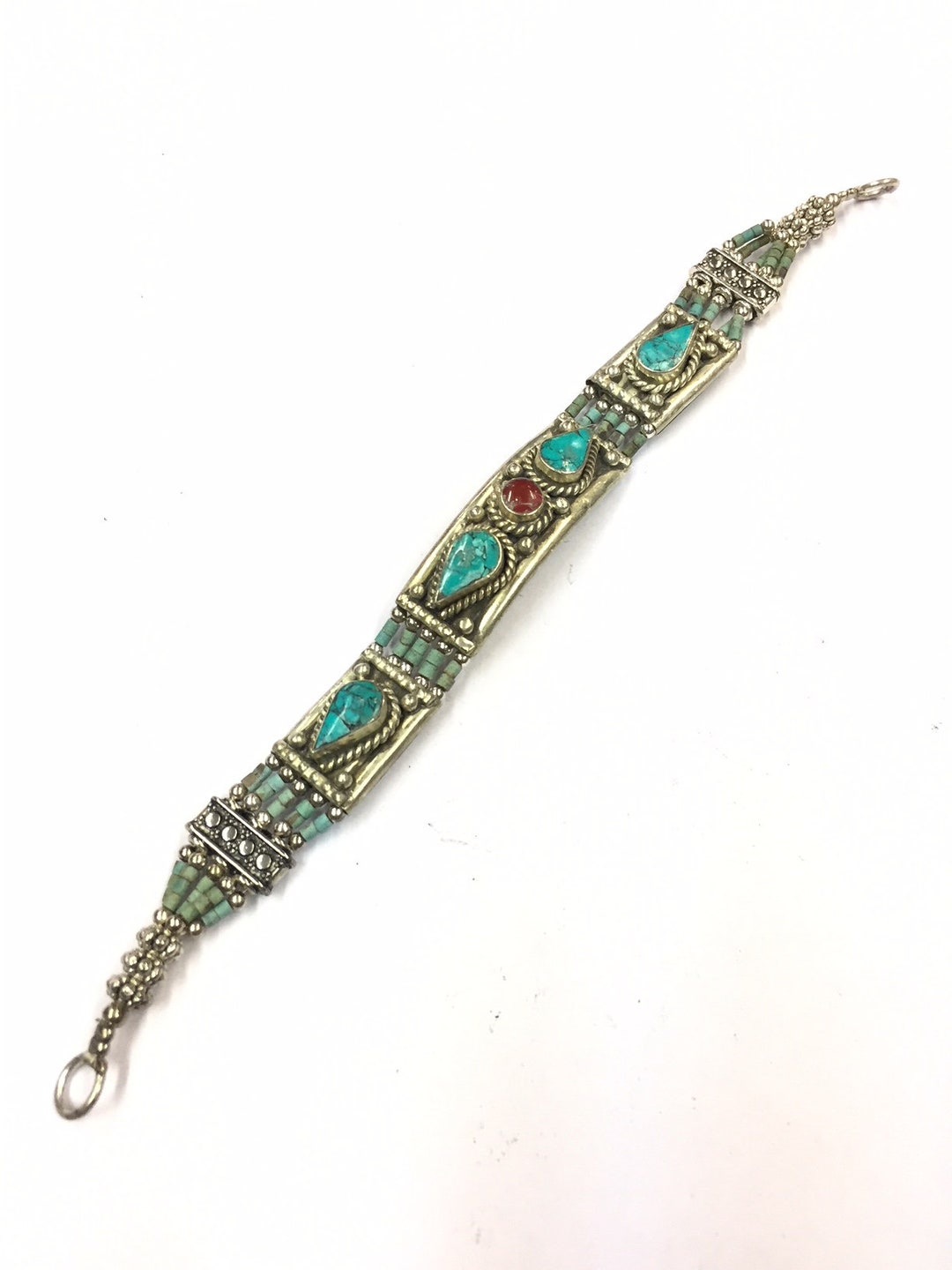 Beautiful Nepali Bracelets Turquoise Gemstone Bracelets Handmade