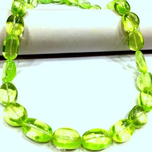 Extremely Beautiful~Rare Sparkling~Green Spinel Smooth Nuggets Beads Parrot Green Nuggets Shape Beads Spinel Gemstone Beads Wholesale Shop.