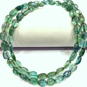 Extremely Rare~Natural Paraiba Tourmaline Smooth Nuggets Beads Paraiba Blue Tourmaline Gemstone Beads Tourmaline Nuggets Beads Necklace.