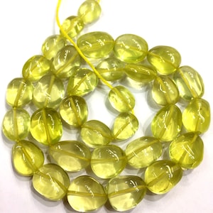 AAA QUALITY~Natural Lemon Quartz Smooth Nuggets beads Hand Polished Nugget Shape Beads Lemon Quartz Nuggets Gemstone Beads Wholesale Beads.