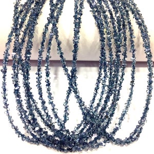 Extremely Rare~AAAA+ Natural Herkimer Diamond Quartz Beads Blue Diamond Chips Beads Blue Diamond Rough Beads Blue Diamond Nuggets Beads.