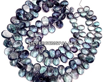 AAAA+ Rare Alexandrite Smooth Pear Shape Beads Alexandrite Pear Drop Briolettes Smooth Alexandrite Gemstone Beads Jewelry Making Beads.