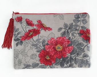 Floral Clutch, Clutch Bag, Bead Bag, Capsule Wardrobe, Bead Clutch, Handmade Clutch, Evening Bag, Handmade Bag, Woman Handbag, Gift For Her