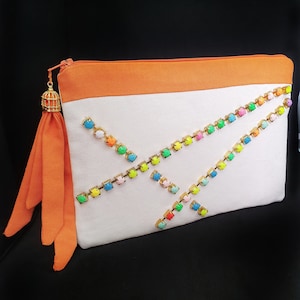 Evening Bag, Capsule Wardrobe, Bead Clutch, Handmade Clutch, Clutch Bag For Woman, Clutch Bag, Handmade Bag, Woman Handbag
