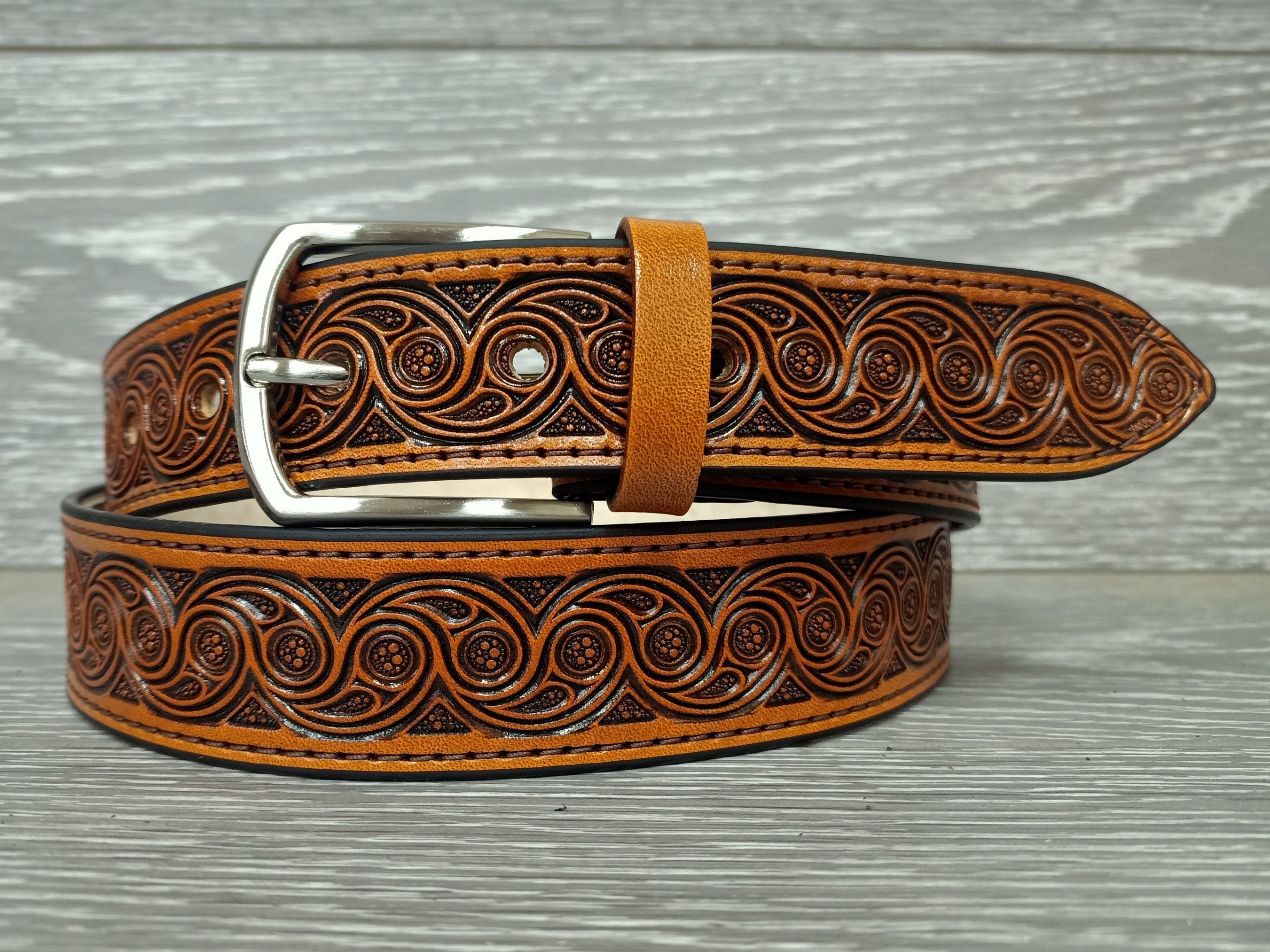 Custom Leather Belts, Handmade Leather Belts, Personalized Tooled Leather  Belt Western Belt, Mens Western Belt, Cowboy Belt,christmas Gifts 