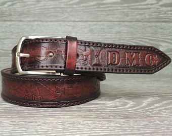 Mens Western Belt - Etsy