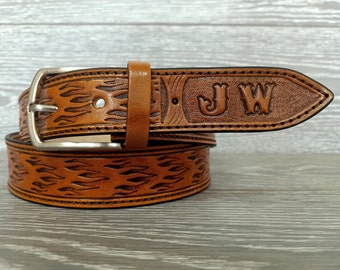 Personalized Engraved Belt Mens Belts, Full Grain Leather Belt, Men's Belt, Leather Belt, Brown Leather Belt, Leather Belt, Anniversary Gift