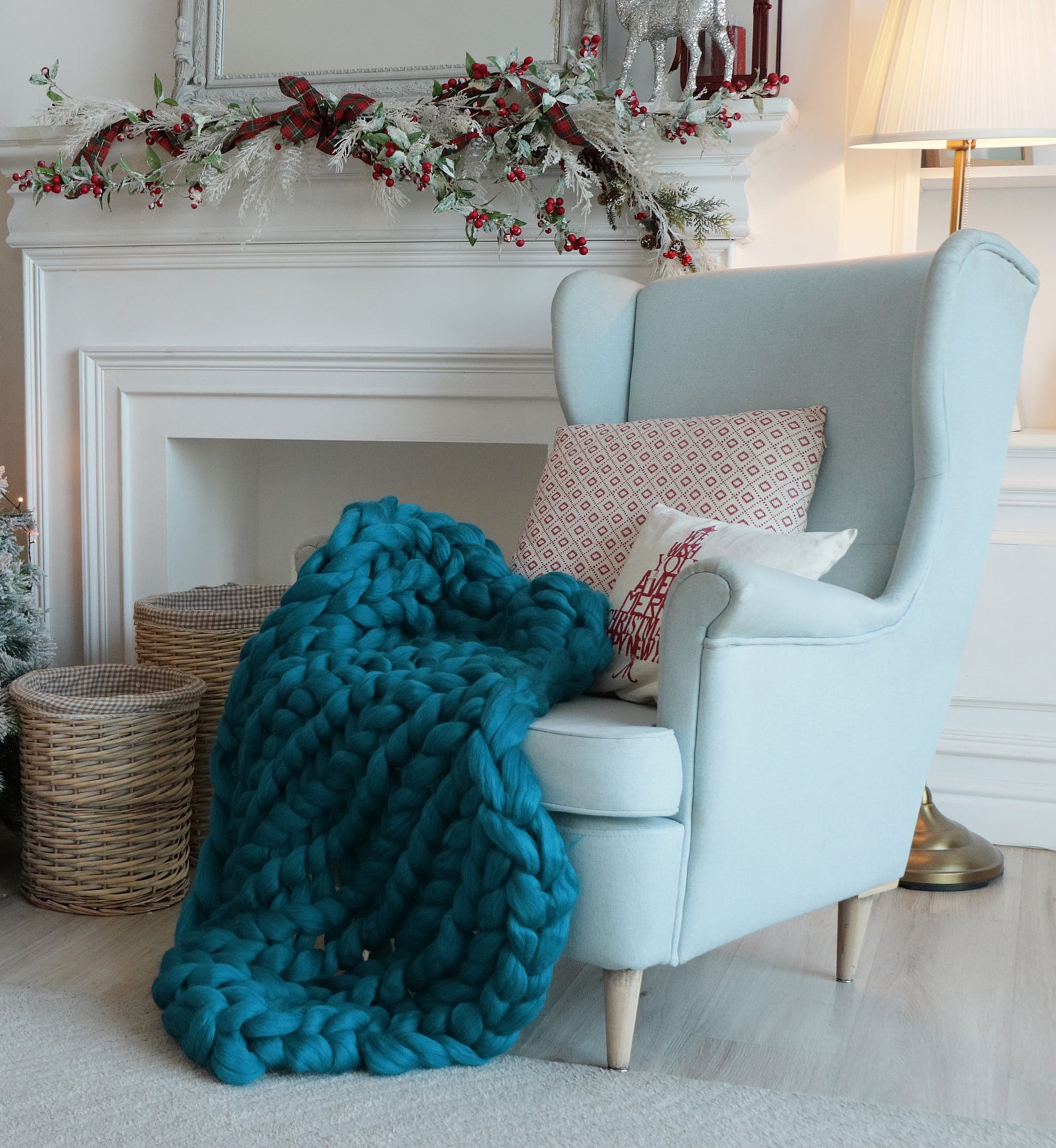 Oversized Knit Blanket Oversized Chunky Knit Blanket Etsy