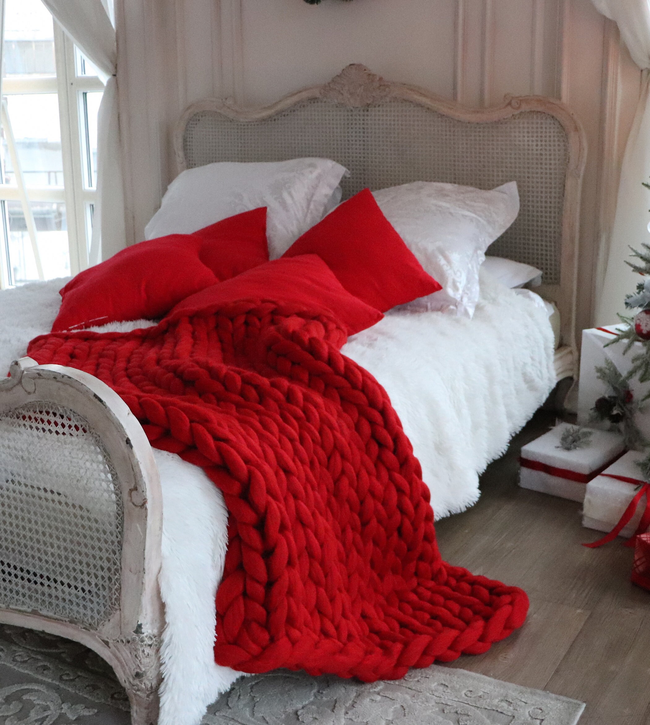 Navy Throw Blanket Navy Throw Navy Chunky Knit Blanket Blue Etsy