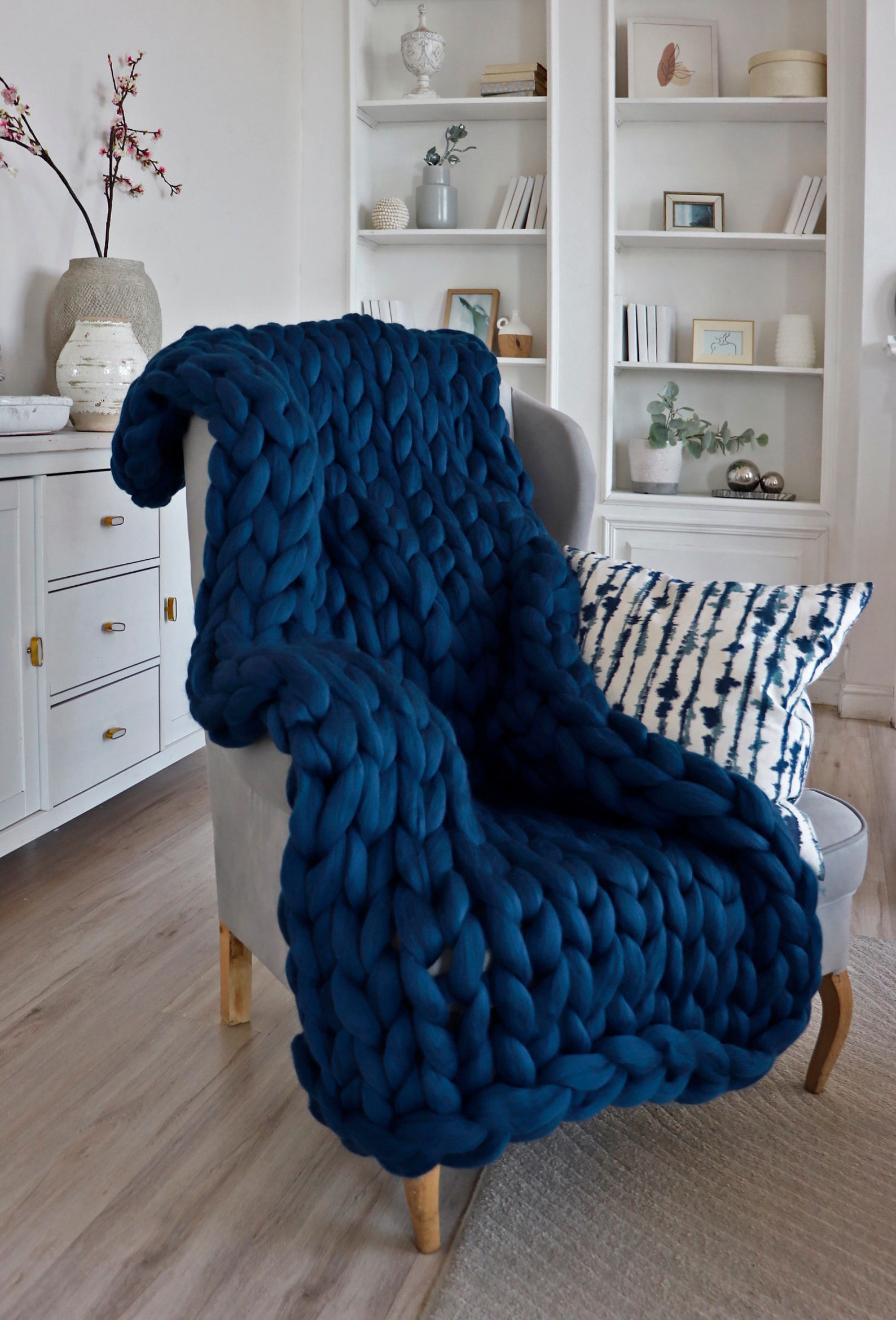 Cable Knit Throw Large Cable Knit Blanket Cable Blanket Etsy
