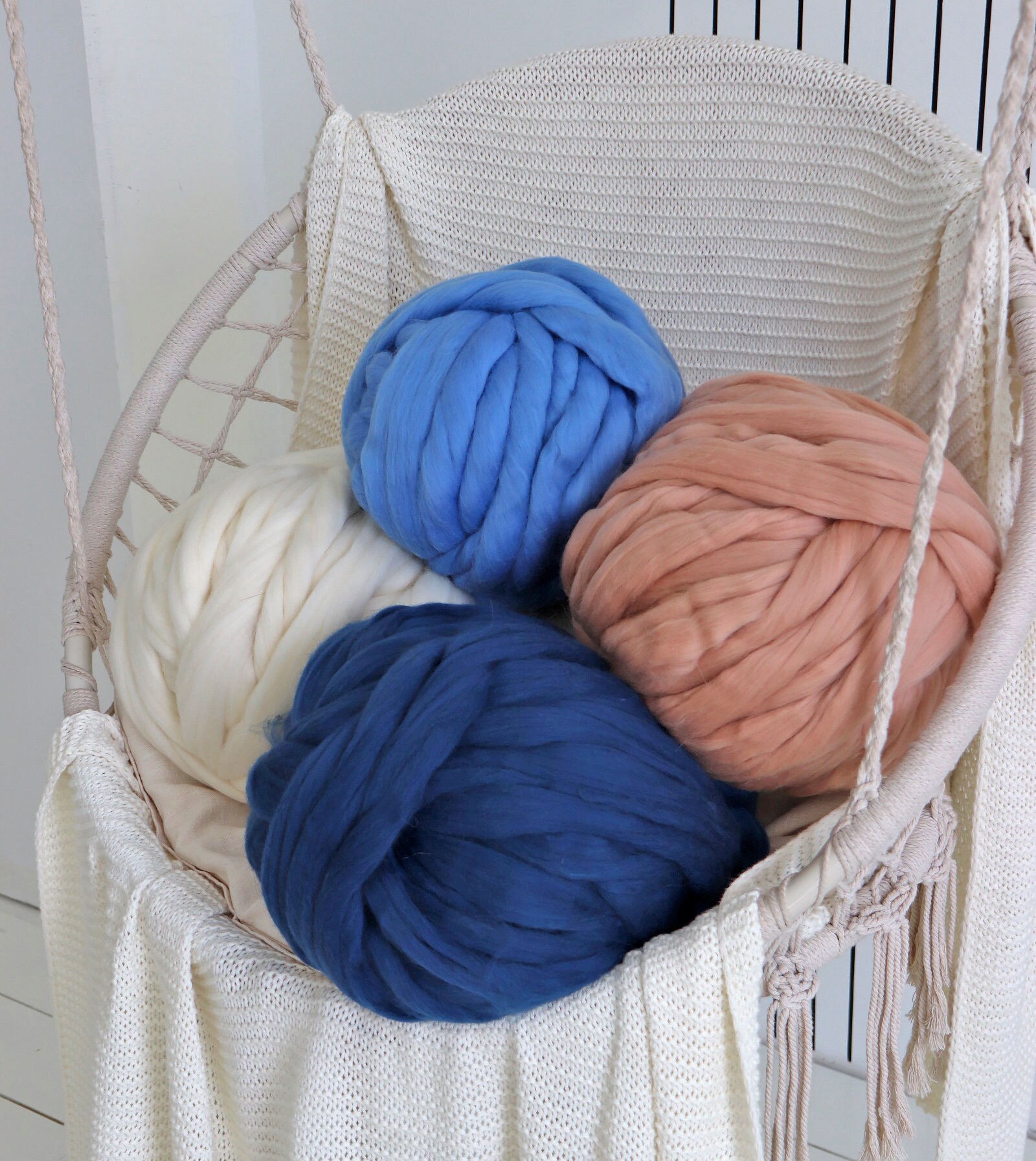 DIY Kits For Adults Chunky Knit Blanket Kit Chunky Blanket Etsy