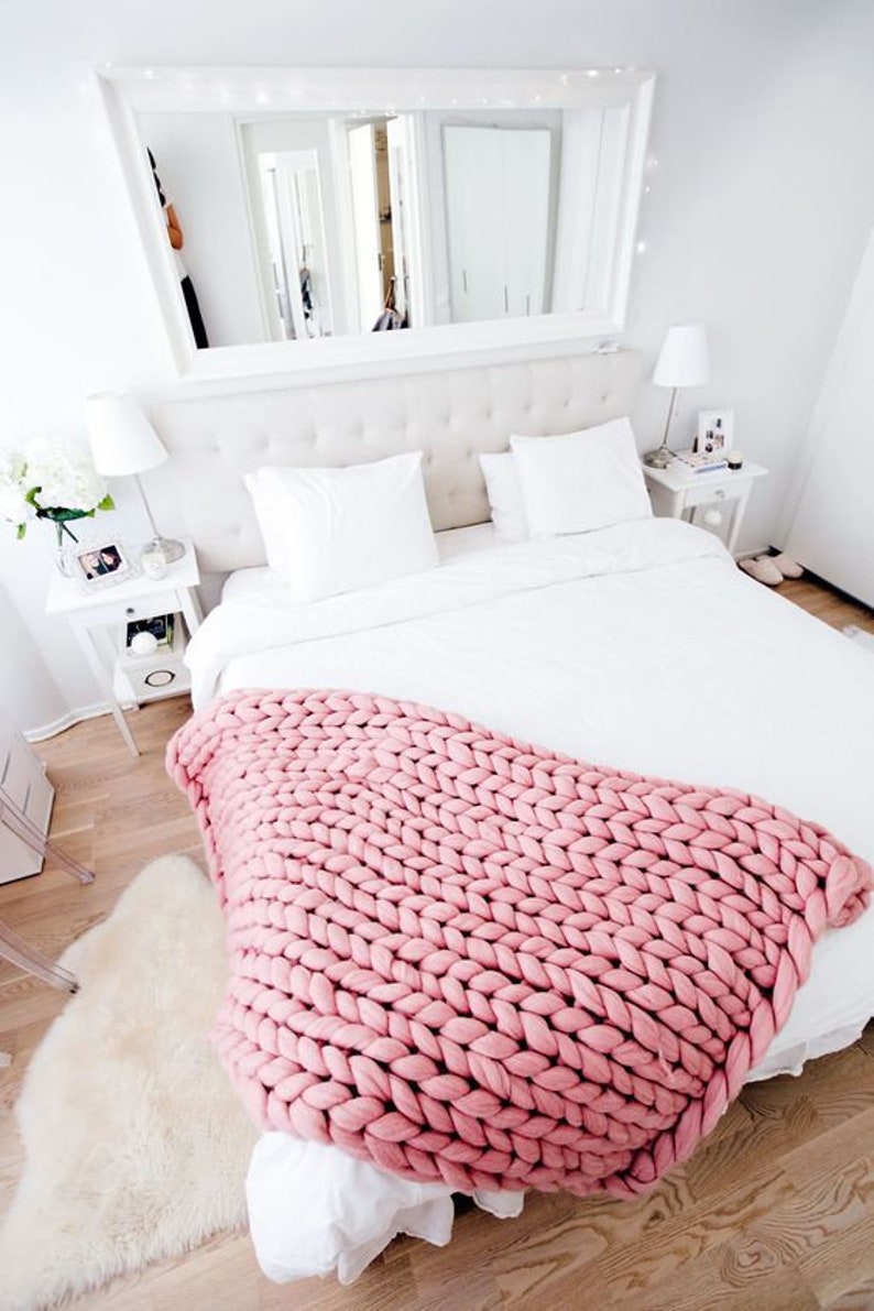 Industrial Decor Dorm Decor Farmhouse Throw Blanket Modern Etsy