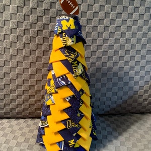 Michigan Wolverines Quilt Trees