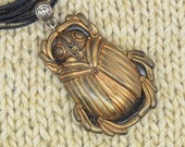 Scarab beetle pendant Egyptian jewelry gift sharm Ethnic novelty gift stocking stuffer