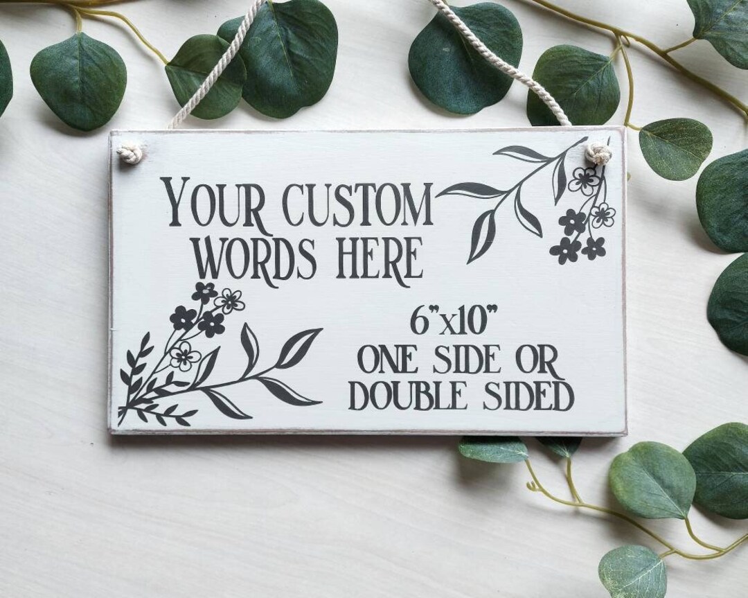 Custom Door Sign, Personalized Business Sign, Home Office Door Hanger