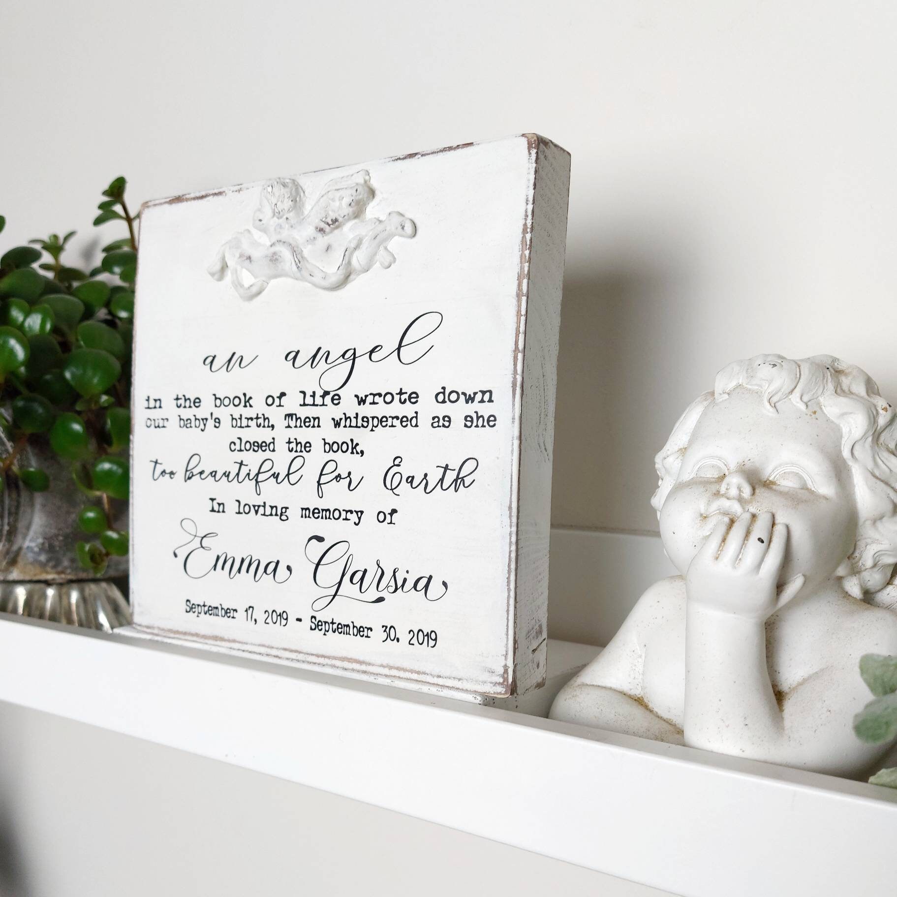 Stillborn Baby Memorial Gift Sympathy Gift for Grieving Mom Etsy