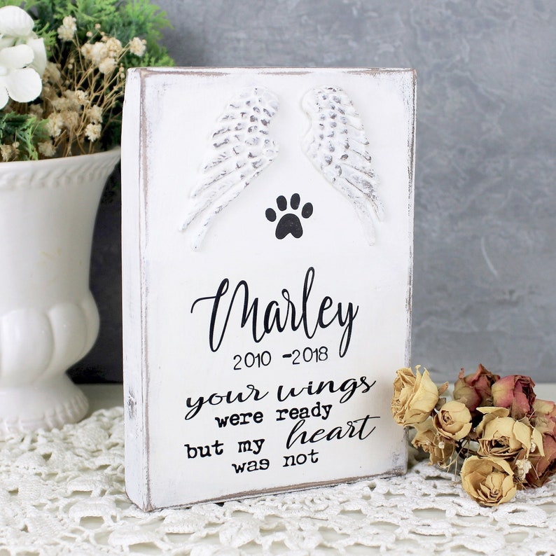 Personalized Dog passed away gift In loving memory of dog