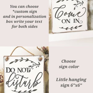 Unique Do Not Sign Custom Double Sided Do Not Disturb Sign, Wood Office Decor - Etsy