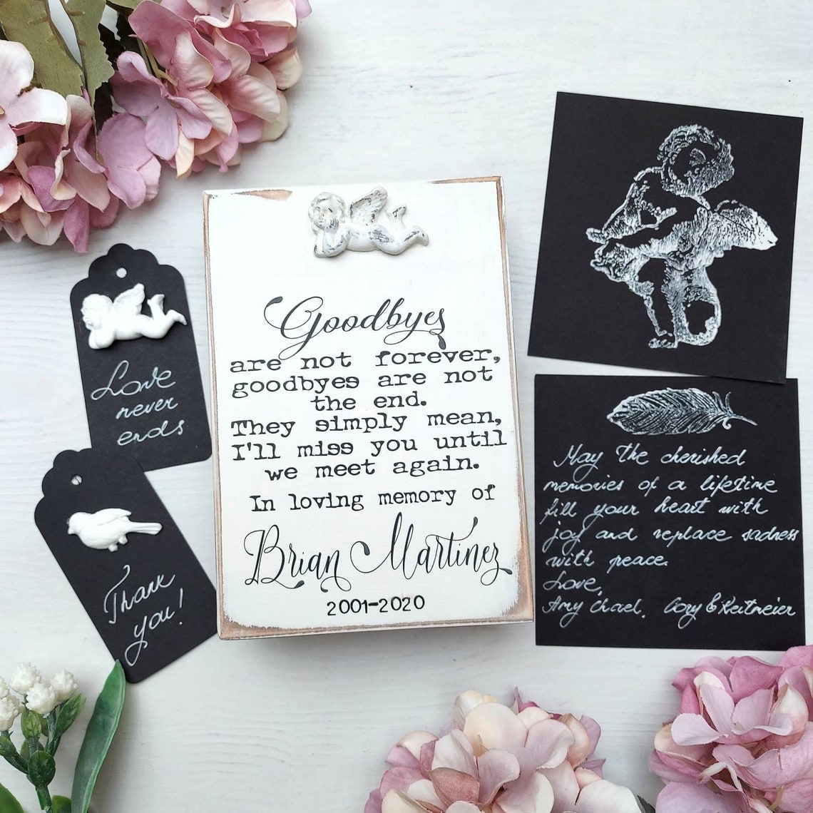 Personalized Sympathy gift Remembrance wood sign Loss of Etsy