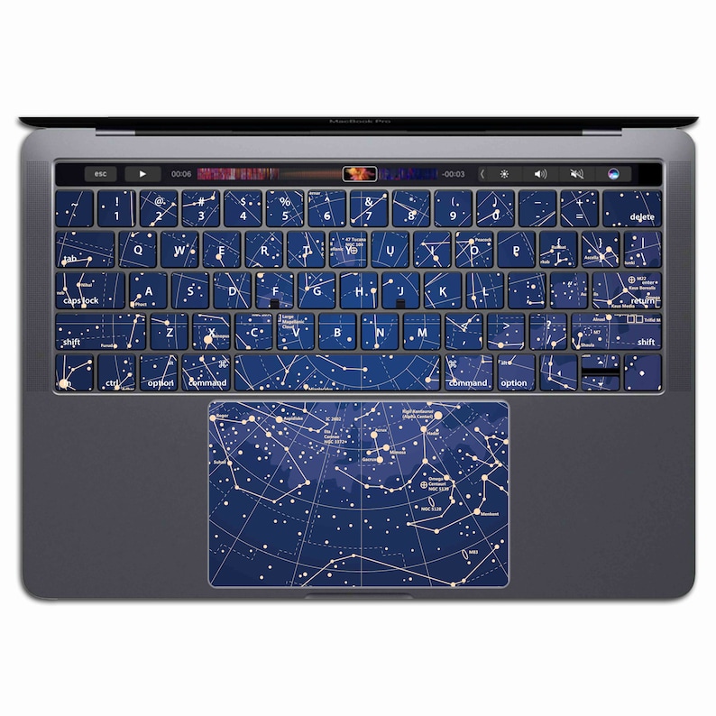 Stars MacBook Keyboard Stickers MacBook Keyboard Decal Etsy