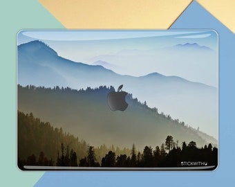 Mountain macbook decal nature macbook sticker forest macbook skin landscape macbook Sticker cover nature macbook pro skin Air MS 278