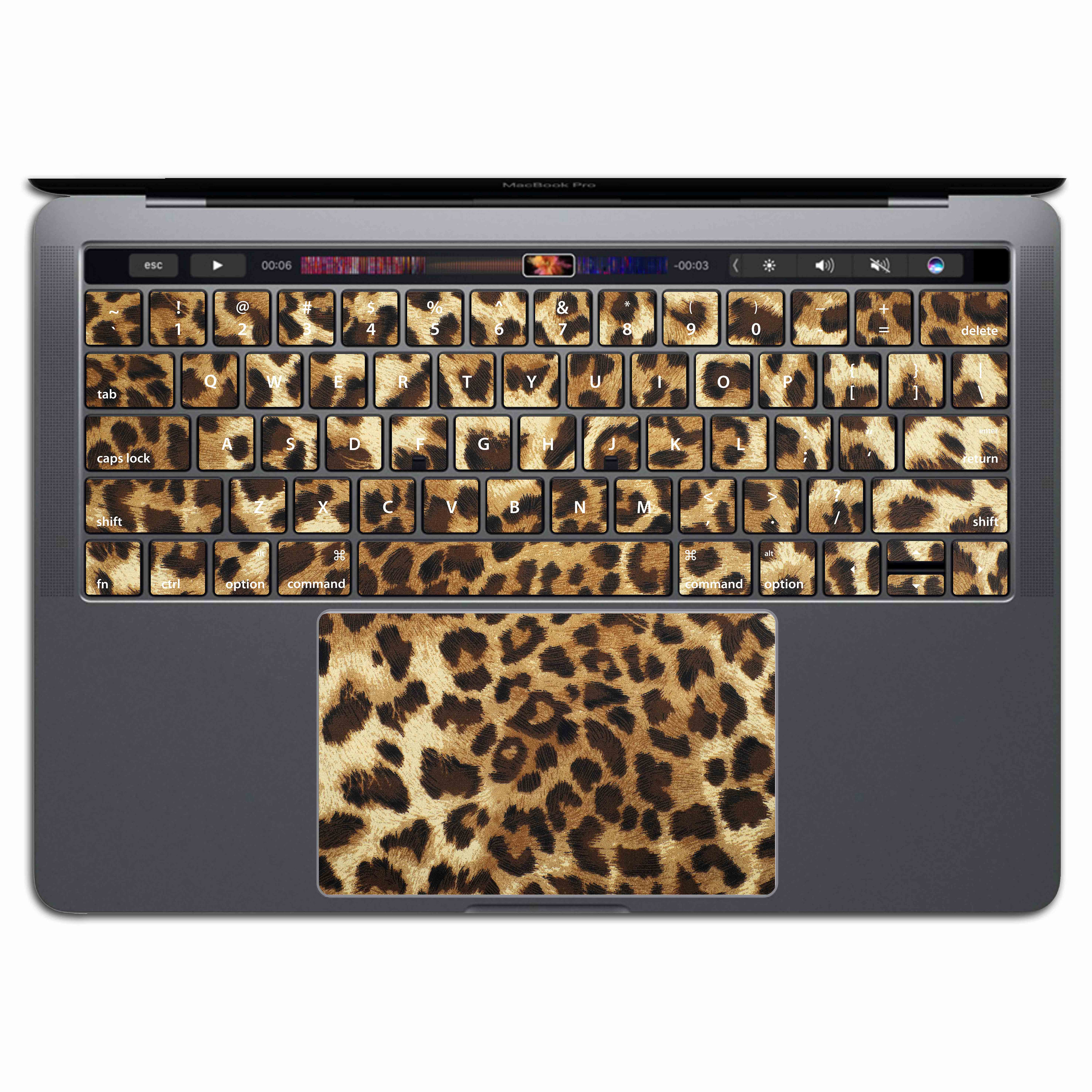 Leopard MacBook Keyboard Sticker | MacBook Keyboard Decal Pro 13