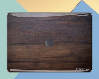 Wood MacBook Skin Wood MacBook Decal Wood MacBook sticker Wood texture dark MacBook pro MacBook Air MacBook Sticker Decal 13 15 11 12 MS 124