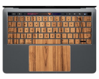 Wood MacBook Keyboard Stickers Wood MacBook Decal MacBook Sticker Key Decals Wood Texture MacBook Pro MacBook Air 13 15 11 MS 023