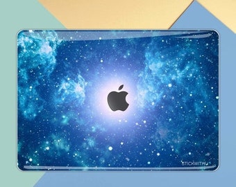 blue Sky macbook skin space macbook decal stars macbook sticker galaxy MacBook Sticker Cover macbook pro skin macbook   15 12 11 MS 016