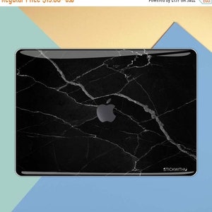 Black Marble MacBook skin Marble MacBook decal marble MacBook sticker marble texture MacBook pro MacBook air MacBook sticker decal 13 MS 001 image 1