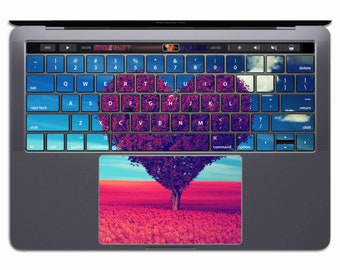 ラブツリー MacBook キーボードステッカー | MacBook キーボードデカール アブストラクトビニール Pro KX 126
