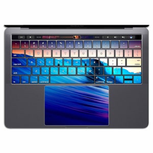 MacBook Keyboard Sticker Vinyl Ocean Waves MacBook Keypad   Water   Sticker Beach MacBook Pro 13 Air MS 022