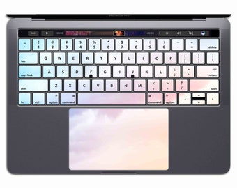 pastel cloud macbook keyboard stickers macbook keyboard etsy