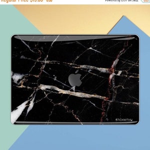 Black Marble MacBook skin Marble MacBook decal marble macbook sticker marble texture macbook pro macbook air macbook sticker decal 13 MS 346
