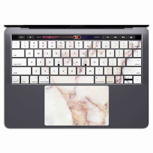 Marble MacBook Keyboard Stickers White MacBook Keyboard Decal   Vinyl Pro 13   Air KX 104