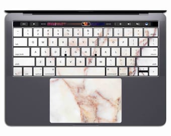 Marble MacBook Keyboard Stickers White MacBook Keyboard Decal   Vinyl Pro 13   Air KX 104