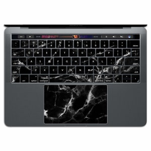 Marble MacBook Keyboard Black Marble MacBook Decal MacBook Sticker Keys Key Decals   Stone MacBook Pro MacBook Air 13 15 MS 002